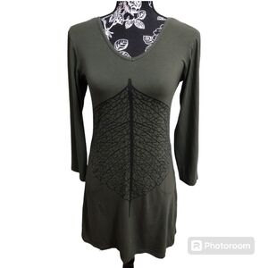 Gypsy Rose V-Neck Long Sleeve Dress